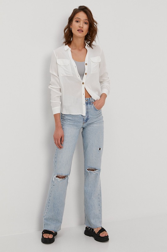Vero Moda Koszula 10243218 biały AA00