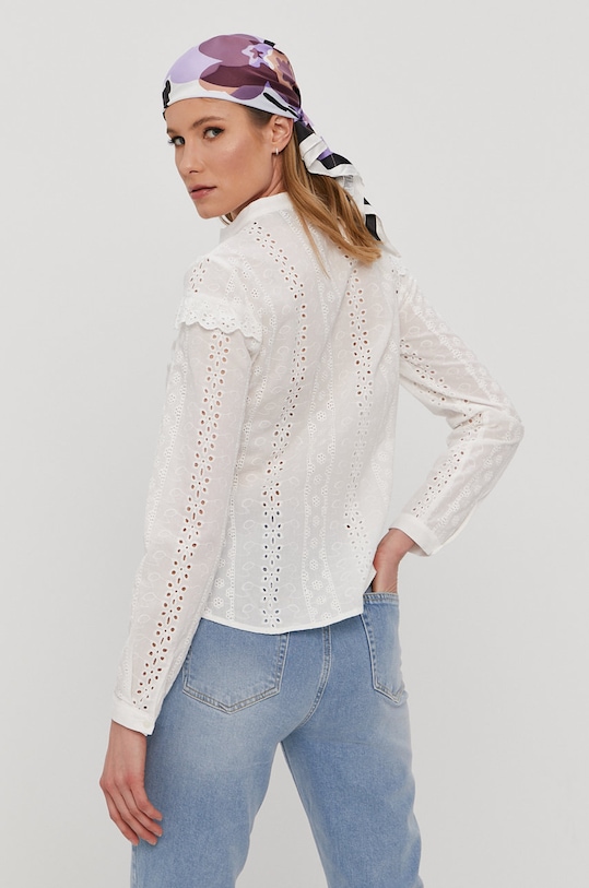 Oblečenie Bavlnená košeľa Vero Moda 10247655 biela