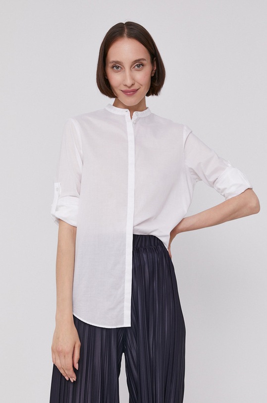 Košeľa Boss jednofarebný biela 50436922.NOS