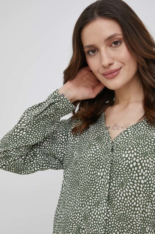 Košile Vila 14067403.FourLeafCl zelená