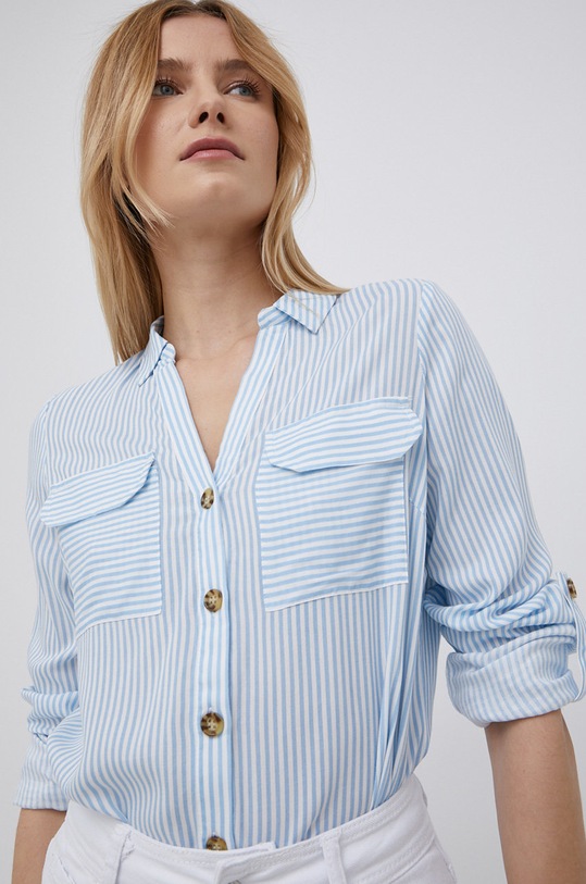 Košeľa Vero Moda regular modrá 10243218.SnowWhite