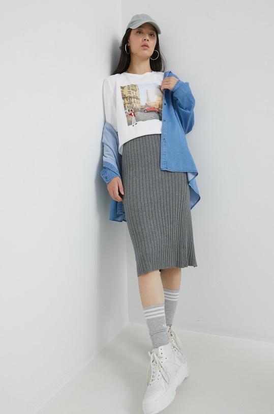 Odzież Vila koszula jeansowa 14074593.MediumBlue niebieski