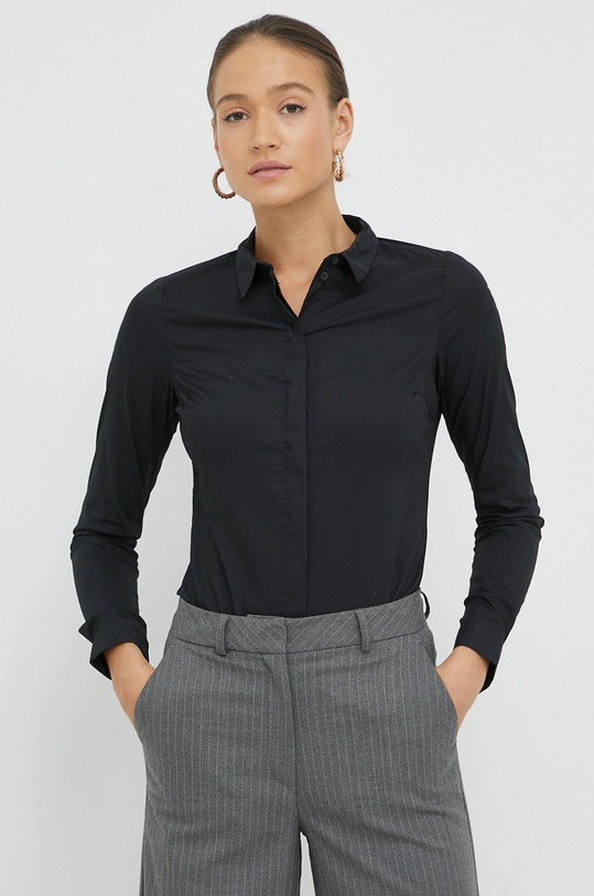 Vero Moda koszula z elastanem czarny 10164900.Black