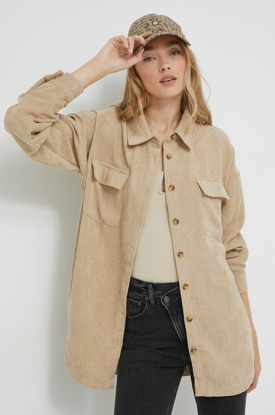 Noisy May koszula klasyczny beżowy 27022551.Nomad