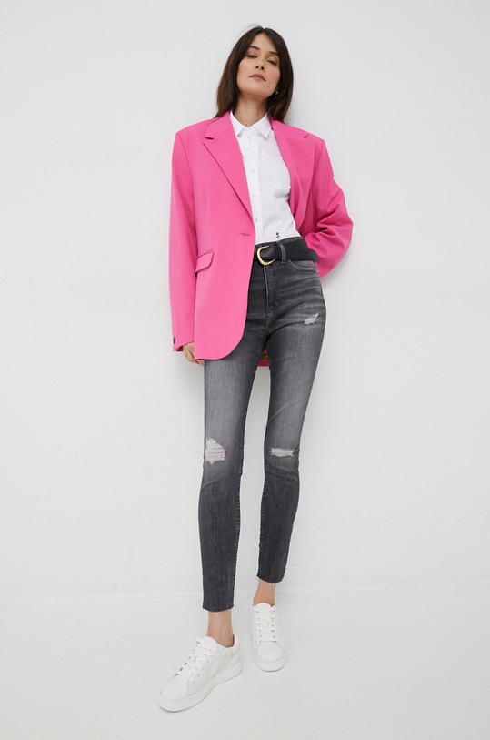 Памучна риза Seidensticker 60.080613 бял AA00