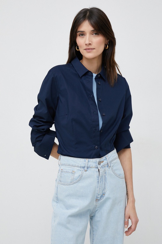 Seidensticker body z elastanem granatowy 60.080620