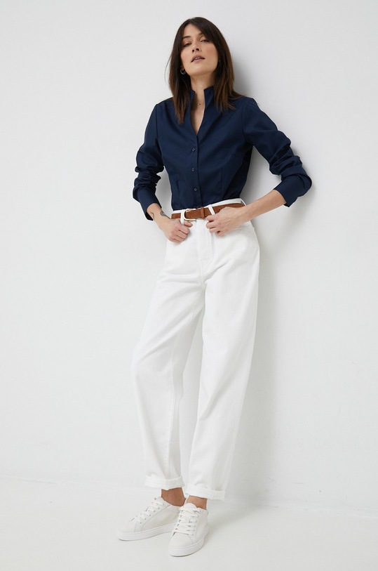 Seidensticker koszula bawełniana 60.118201 granatowy AA00