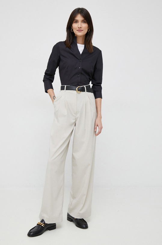 Seidensticker koszula bawełniana 60.118201 czarny AA00