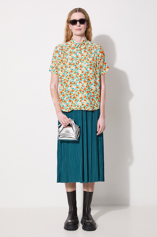 A.P.C. koszula Chemise Zoe VIAIN.F12504 pomarańczowy AA00