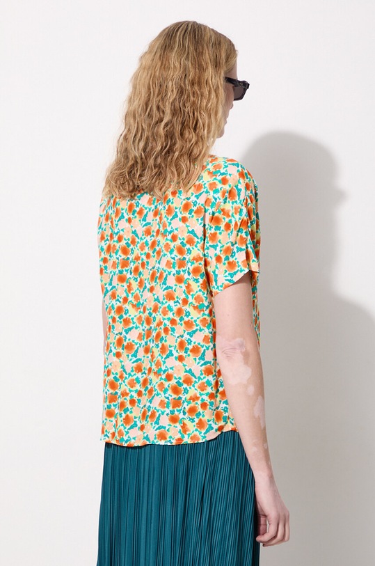 Odzież A.P.C. koszula Chemise Zoe VIAIN.F12504 pomarańczowy