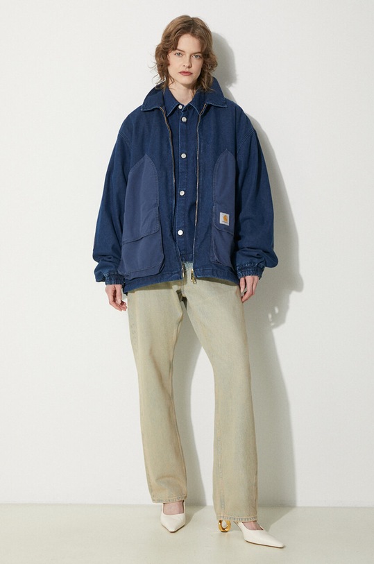 Îmbrăcăminte Carhartt WIP cămașă din denim Lovilia I031935 albastru