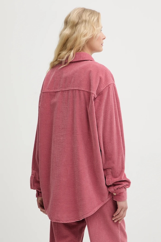 Odzież American Vintage koszula bawełniana PADO06A różowy