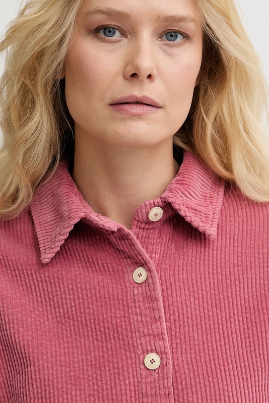 American Vintage koszula bawełniana różowy PADO06A