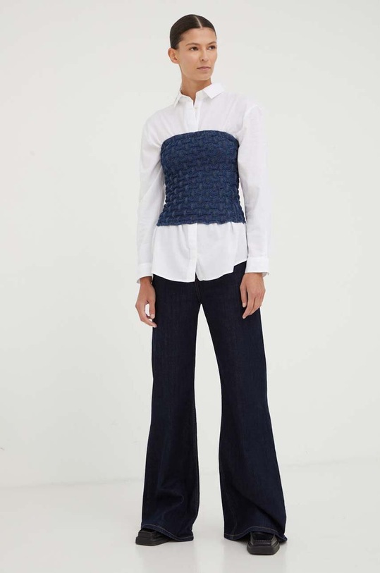 Samsoe Samsoe camicia in cotone F14123548 bianco AA00