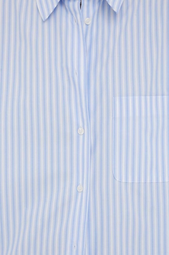 Samsoe Samsoe koszula bawełniana F00023155 niebieski