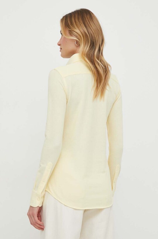 Odzież Polo Ralph Lauren koszula bawełniana 211924258 żółty