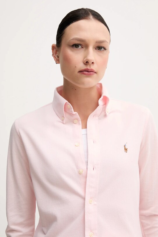 Polo Ralph Lauren camicia in cotone rosa 211924258