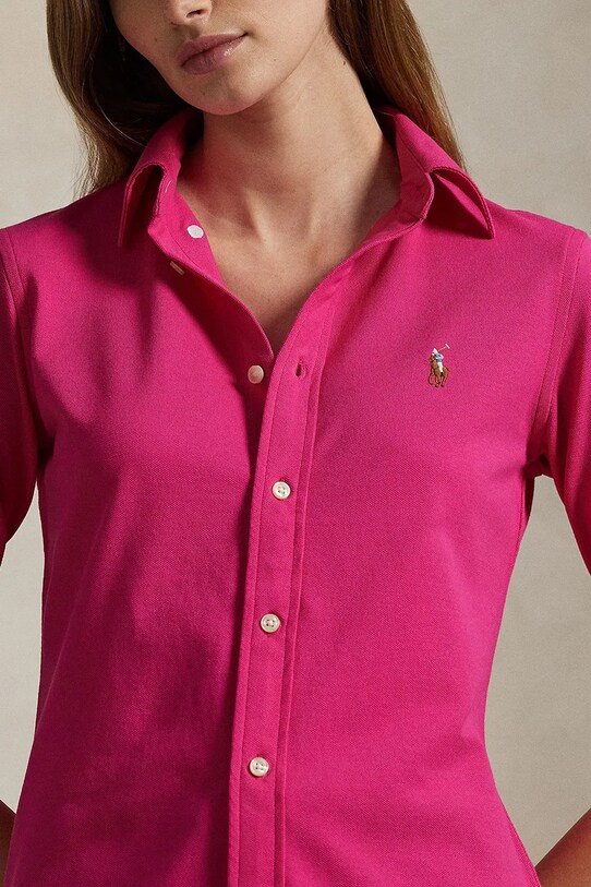 Polo Ralph Lauren camasa din bumbac roz 211924258
