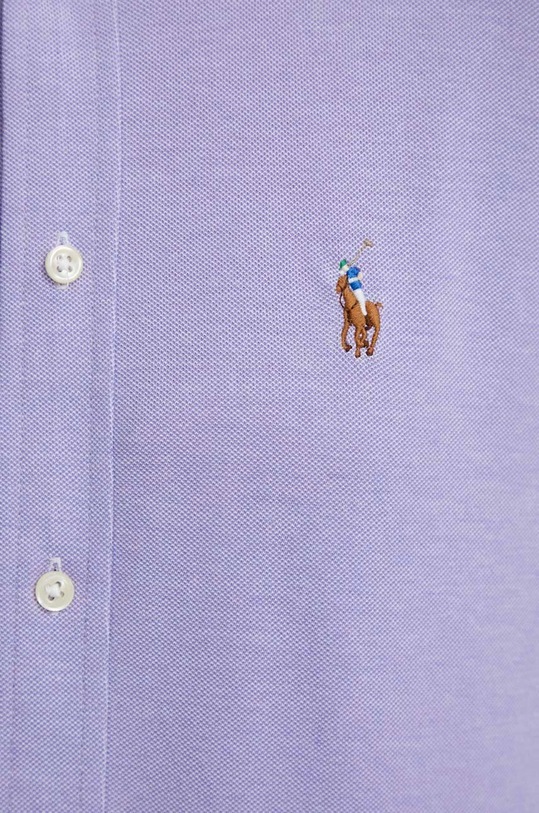 Bavlnená košeľa Polo Ralph Lauren 211924258 fialová
