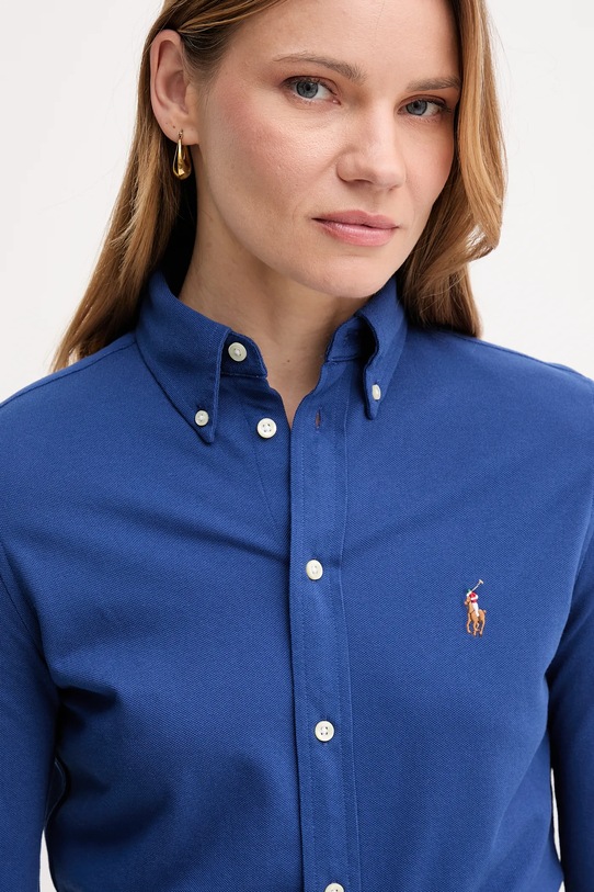 Polo Ralph Lauren cămașă din bumbac albastru 211924258