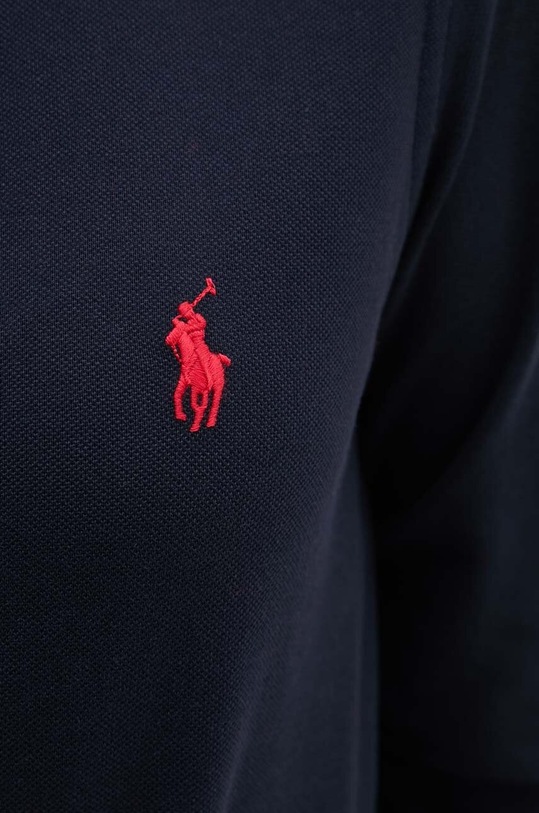 Βαμβακερό πουκάμισο Polo Ralph Lauren 211924258 σκούρο μπλε