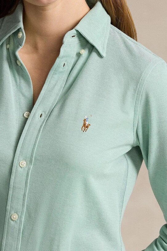 Polo Ralph Lauren camicia in cotone verde 211924258