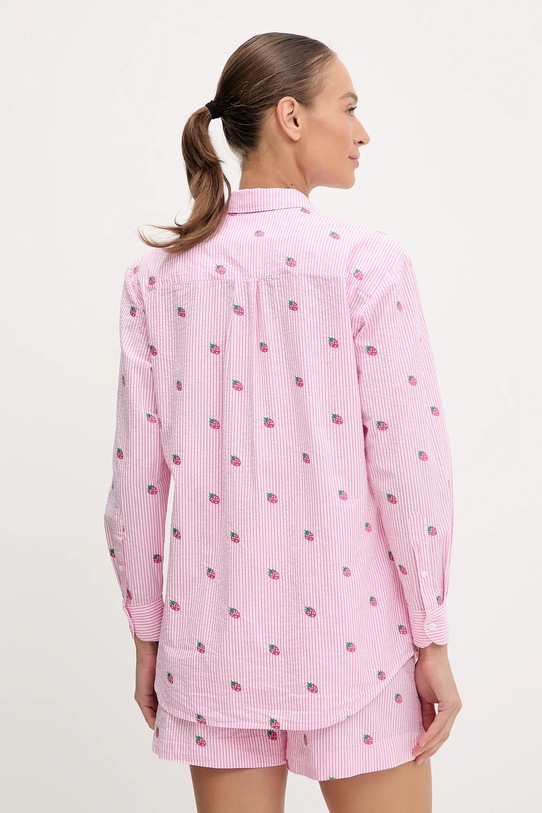 Abbigliamento MC2 Saint Barth camicia in cotone BRIG001 rosa