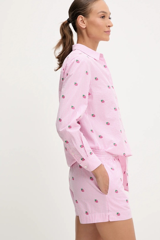 MC2 Saint Barth camicia in cotone rosa BRIG001
