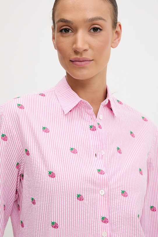 MC2 Saint Barth camicia in cotone BRIG001 rosa