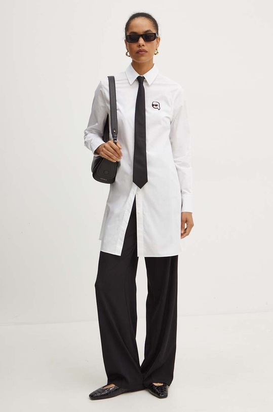 Karl Lagerfeld koszula bawełniana 245W1600 biały AA00
