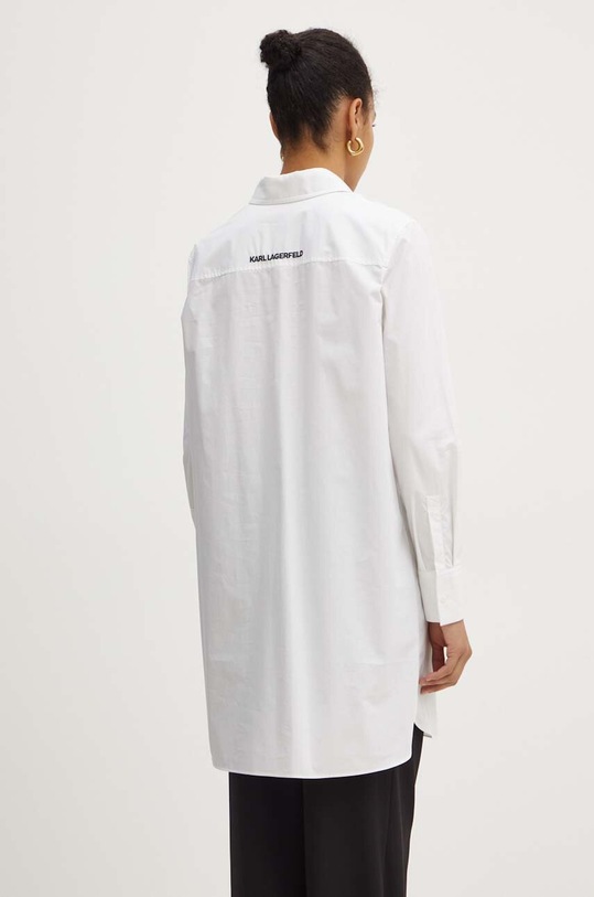 Odzież Karl Lagerfeld koszula bawełniana 245W1600 biały
