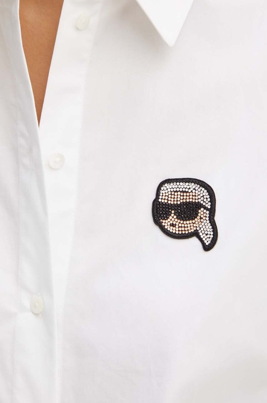 Karl Lagerfeld koszula bawełniana 245W1600 biały