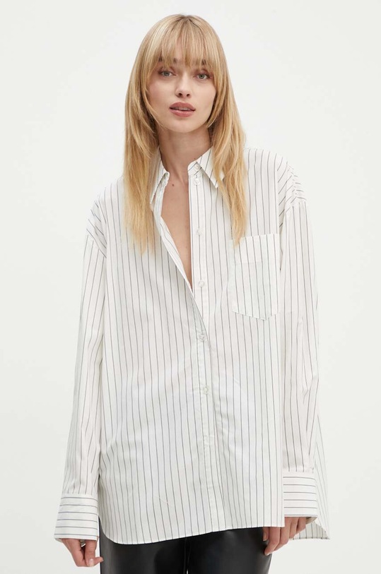 Gestuz camasa din bumbac bej 10909337