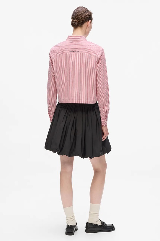 Karl Lagerfeld koszula bawełniana IKON czerwony A4W11032