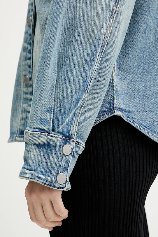 Gestuz koszula jeansowa 10911007 niebieski