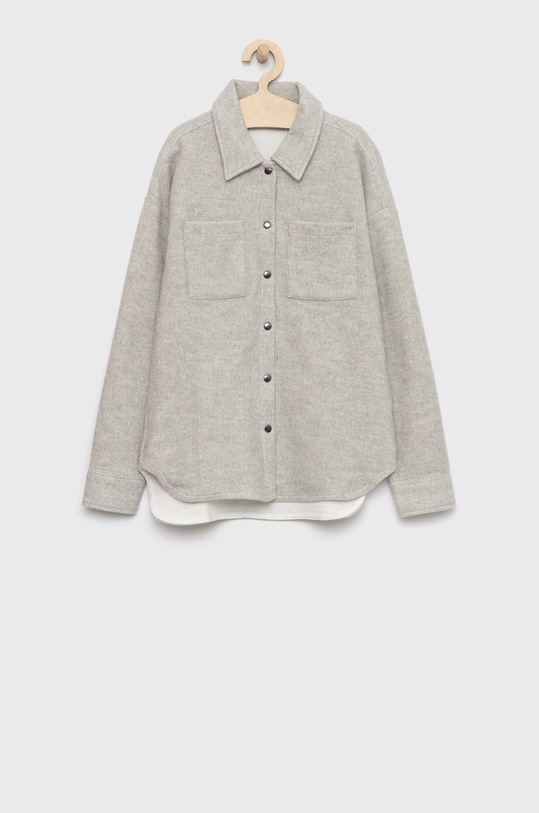 Name it koszula dziecięca casual szary 13208558