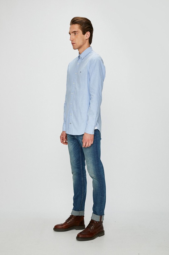 Odzież Tommy Hilfiger - Koszula MW0MW03745 MW0MW03745 niebieski