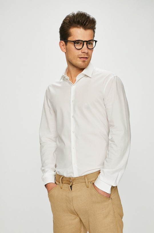 Košile Calvin Klein bílá K3EK300077