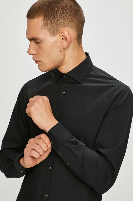 Tommy Hilfiger Tailored - Košile TT0TT01936 černá