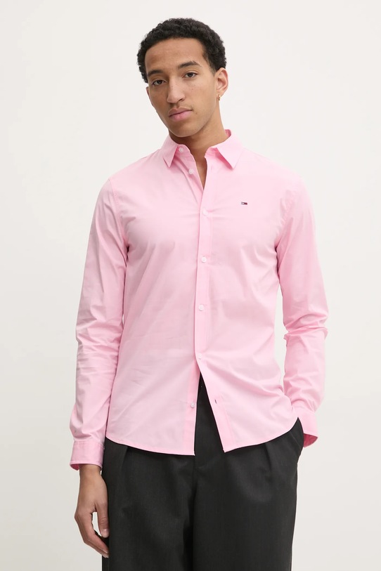 Сорочка Tommy Jeans довгий рожевий DM0DM04405