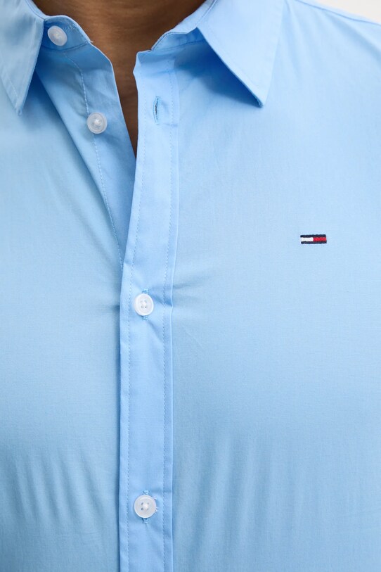 Košeľa Tommy Jeans DM0DM04405 modrá
