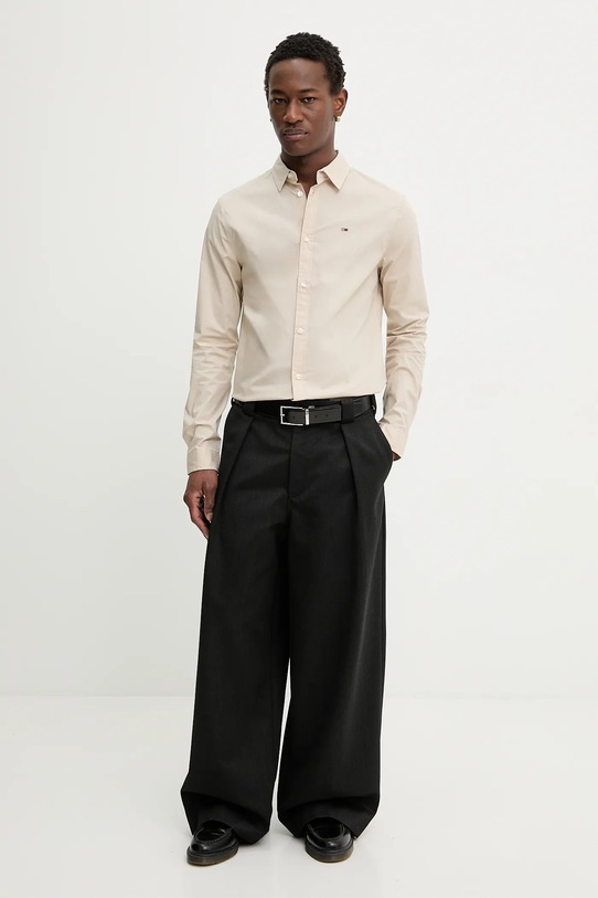 Košulja Tommy Jeans DM0DM04405 bež AA00