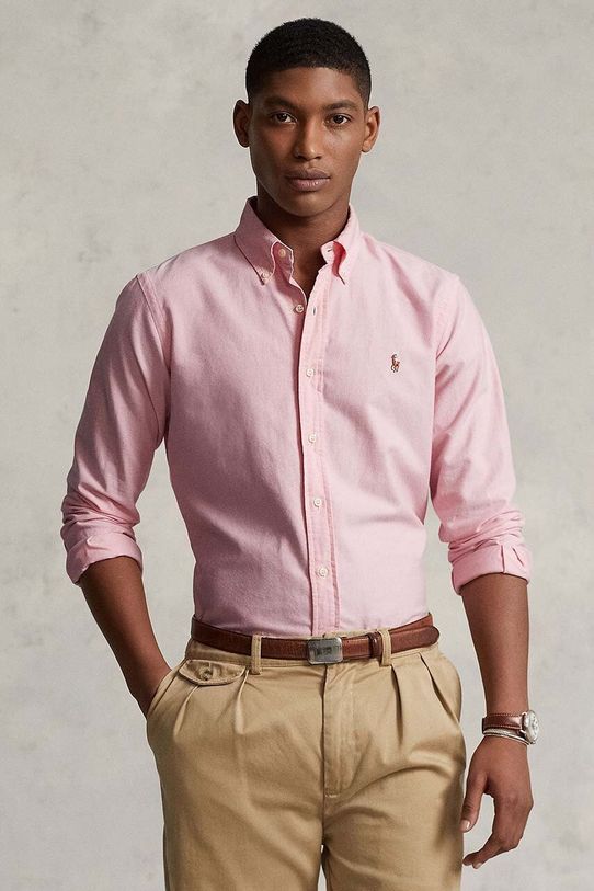 Polo Ralph Lauren - Koszula 710549084008 bawełna różowy 710549084008