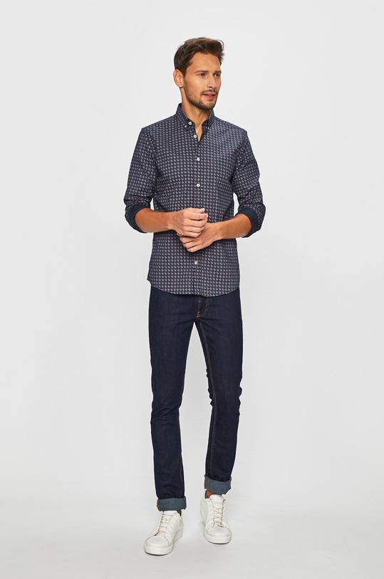 Odzież Tom Tailor Denim - Koszula 1013526 granatowy
