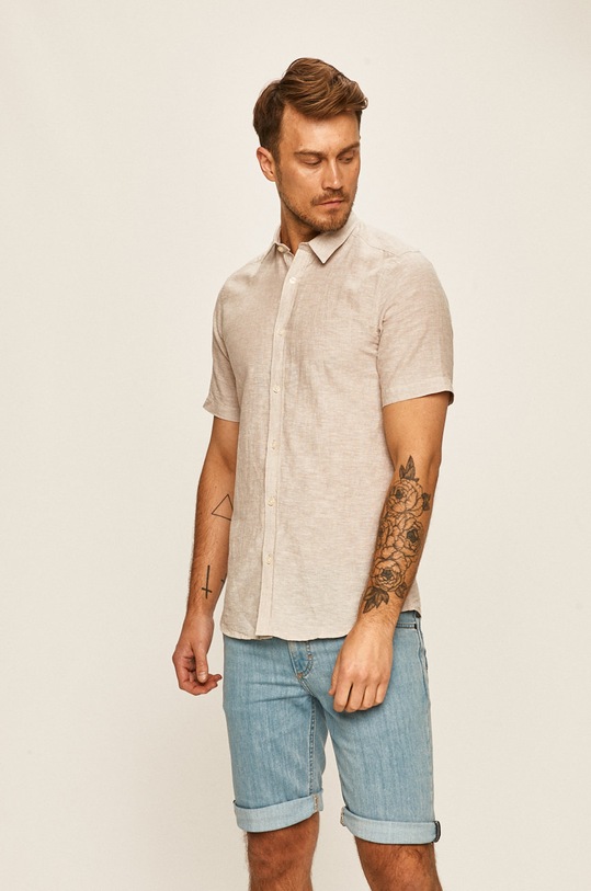Only & Sons - Koszula regular beżowy 22009885