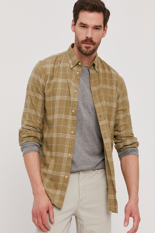 Selected Homme Koszula wzorzyste zielony 16074464