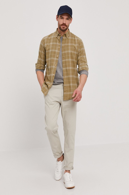 Odzież Selected Homme Koszula 16074464 zielony