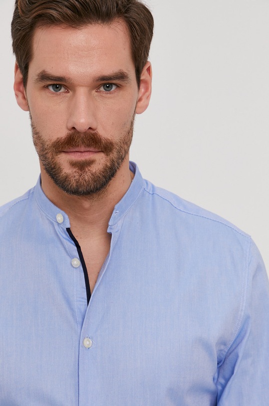 Selected Homme - Košeľa jednofarebný modrá 16075810