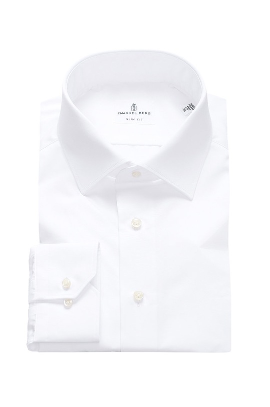Emanuel Berg - Koszula bawełna biały SF.MCR37.2.1701