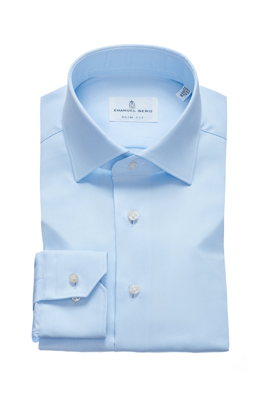 Emanuel Berg - Koszula bawełna niebieski SF.MCR37.2.1708